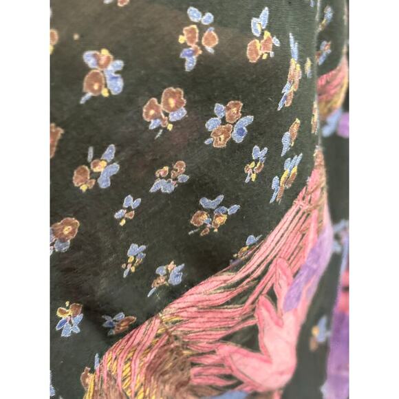 Sweet Talk maxiskirt, patchwork strips, bohemian, gypsy, festival, global travel - Picture 4 of 6